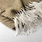 Dutch Decor - JOSEFIEN - Plaid 140x180 cm - lichtgewicht - zigzag patroon - Military Olive - groen