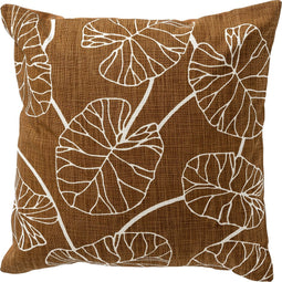 Dutch Decor JULES - Kussenhoes 45x45 cm Tobacco Brown - bruin - met rits - zonder binnenkussen