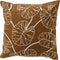 Dutch Decor JULES - Kussenhoes 45x45 cm Tobacco Brown - bruin - met rits - zonder binnenkussen