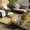 Dutch Decor JULES - Kussenhoes 45x45 cm Tobacco Brown - bruin - met rits - zonder binnenkussen