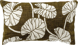Dutch Decor JULES - Sierkussen 30x50 cm - botanisch bladmotief - Olive Branch - groen - Inclusief binnenkussen