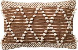 Dutch Decor JULIEN - Kussenhoes van katoen 40x60 cm Tobacco Brown - bruin - met rits - zonder binnenkussen