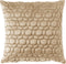 Dutch Decor KAISA - Kussenhoes 45x45 cm - 3D - print - effen kleur - Semolina - beige - met rits - zonder binnenkussen