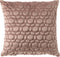 Dutch Decor KAISA - Kussenhoes 45x45 cm - 3D - print - effen kleur - Antler - roze - met rits - zonder binnenkussen