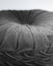 Dutch Decor - KAJA - Sierkussen rond velvet 40 cm - Charcoal Gray - antraciet