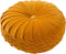 Dutch Decor - KAJA - Sierkussen rond velvet 40 cm - Golden Glow - geel