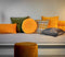Dutch Decor - KAJA - Sierkussen rond velvet 40 cm - Golden Glow - geel