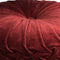 Dutch Decor - KAJA - Sierkussen rond velvet 40 cm - Merlot - rood