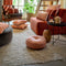Dutch Decor - KAJA - Sierkussen rond velvet 40 cm - Muted Clay - roze