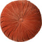 Dutch Decor - KAJA - Sierkussen rond velvet 40 cm - Potters Clay - oranje