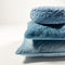 Dutch Decor - KAJA - Sierkussen rond velvet 40 cm - Provincial Blue - lichtblauw