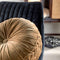 Dutch Decor - KAJA - Sierkussen rond velvet Ø40 cm - Tobacco Brown - bruin