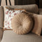 Dutch Decor - KAJA - Sierkussen rond velvet Ø40 cm - Tobacco Brown - bruin