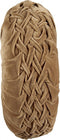 Dutch Decor - KAJA - Sierkussen rond velvet Ø40 cm - Tobacco Brown - bruin