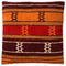 Dutch Decor - KIAN - Kussenhoes kelim 45x45 cm - Merlot - rood - 100% katoen