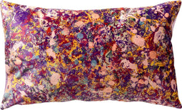 Dutch Decor KIOMI - Sierkussen 30x50 cm - Festival Fuchsia - paars - Inclusief binnenkussen