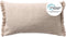 Dutch Decor LASSE - Kussenhoes 30x50 cm 65% gereclycled katoen - Eco Line collectie - Pumice Stone - beige - met rits - zonder binnenkussen