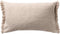 Dutch Decor LASSE - Kussenhoes 30x50 cm 65% gereclycled katoen - Eco Line collectie - Pumice Stone - beige - met rits - zonder binnenkussen