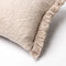 Dutch Decor LASSE - Sierkussen 30x50 cm met kussenhoes van 65% gereclycled katoen - Eco Line collectie - Pumice Stone - beige - Inclusief binnenkussen