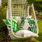Dutch Decor LEAFY - Sierkussen 45x45 cm - katoen - Snow White - wit - Inclusief binnenkussen