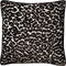 Dutch Decor LEONA - Kussenhoes 45x45 cm - velvet - panterprint - Raven - zwart - met rits