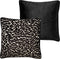 Dutch Decor LEONA - Kussenhoes 45x45 cm - velvet - panterprint - Raven - zwart - met rits