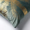 Dutch Decor LEVAN - Kussenhoes 45x45 cm - gouden opdruk - Sagebrush Green - groen - met rits - zonder binnenkussen