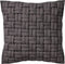 Dutch Decor LEVI - Kussenhoes 45x45 cm - luxe hoes van 100% katoen - Charcoal Gray - antraciet - met rits