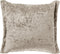Dutch Decor LEWIS - Kussenhoes 45x45 cm - fluweel - met sierrand - Pumice Stone - beige - met rits - zonder binnenkussen