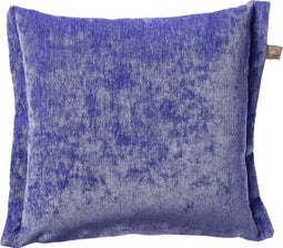 Dutch Decor LEWIS - Kussenhoes 45x45 cm - fluweel - met sierrand - Very Peri - paars - met rits - zonder binnenkussen