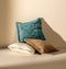 Dutch Decor LEWIS - Kussenhoes 45x45 cm - fluweel - met sierrand - Sagebrush Green - groen - met rits - zonder binnenkussen