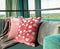 Dutch Decor LEWIS - Kussenhoes 45x45 cm - fluweel - met sierrand - Muted Clay - roze - met rits - zonder binnenkussen