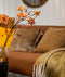 Dutch Decor LEWIS - Kussenhoes 45x45 cm - fluweel - met sierrand - Tobacco Brown - bruin - met rits - zonder binnenkussen