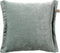 Dutch Decor LEWIS - Kussenhoes 45x45 cm - fluweel - met sierrand - Jadeite - lichtgroen - met rits - zonder binnenkussen