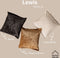 Dutch Decor LEWIS - Kussenhoes 45x45 cm - fluweel - met sierrand - Raven - zwart - met rits - zonder binnenkussen