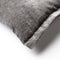 Dutch Decor LEWIS - Kussenhoes 45x45 cm - fluweel - met sierrand - Charcoal Gray - antraciet - met rits - zonder binnenkussen
