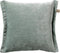 Dutch Decor LEWIS - Kussenhoes 45x45 cm - fluweel - met sierrand - Jadeite - lichtgroen - met rits - zonder binnenkussen