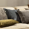 Dutch Decor LEWIS - Kussenhoes 45x45 cm - fluweel - met sierrand - Charcoal Gray - antraciet - met rits - zonder binnenkussen