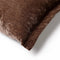 Dutch Decor LEWIS - Kussenhoes 45x45 cm - fluweel - met sierrand - Chocolate Martini - donkerbruin - met rits - zonder binnenkussen
