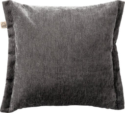 Dutch Decor LEWIS - Sierkussen 45x45 cm - Charcoal Gray - antraciet - Inclusief binnenkussen
