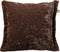 Dutch Decor LEWIS - Sierkussen 45x45 cm - fluweel - met sierrand - Chocolate Martini - donkerbruin - Inclusief binnenkussen