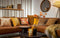 Dutch Decor LEWIS - Sierkussen 45x45 cm Golden Glow - geel - Inclusief binnenkussen