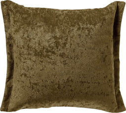 Dutch Decor LEWIS - Sierkussen velours 45x45 cm Military Olive - groen - Inclusief binnenkussen