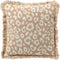 Dutch Decor LILO - Sierkussen 45x45 cm - 100% katoen - panterprint - Pumice Stone - beige - Inclusief binnenkussen