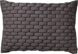 Dutch Decor LINA - Kussenhoes Charcoal Gray 40x60 cm - antraciet - met rits