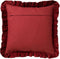 Dutch Decor LINN - Kussenhoes 40x60 cm - 100% linnen - Merlot - rood - met rits - zonder binnenkussen