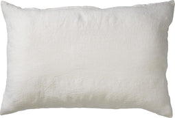 Dutch Decor LINN - Kussenhoes 40x60 cm - 100% linnen - Snow White - wit - met rits - zonder binnenkussen