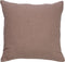 Dutch Decor LINN - Kussenhoes 45x45 cm - 100% linnen - effen kleur - Driftwood - taupe - met rits - zonder binnenkussen
