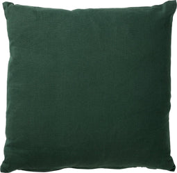 Dutch Decor LINN - Kussenhoes 45x45 cm - 100% linnen - effen kleur - Mountain View - donkergroen - met rits - zonder binnenkussen