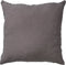 Dutch Decor LINN - Kussenhoes 45x45 cm - 100% linnen - effen kleur - Charcoal Gray - antraciet - met rits - zonder binnenkussen